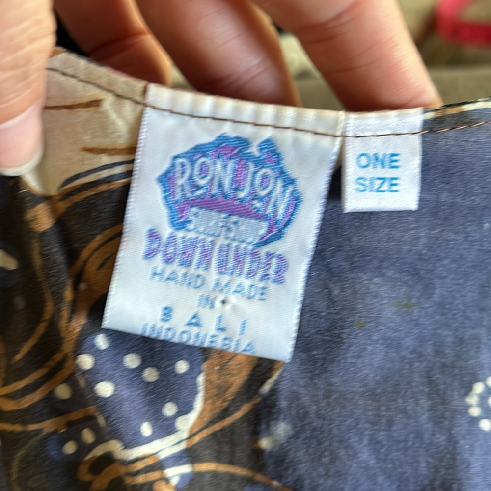 Vintage Ron Jon Eclectic Boho Patchwork Vest One … - image 7